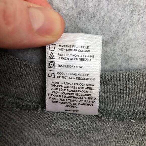 Michigan Wolverines Nightgown Womens Large Gray Soft Cozy Gown Sleep Night Shirt - Picture 6 of 8